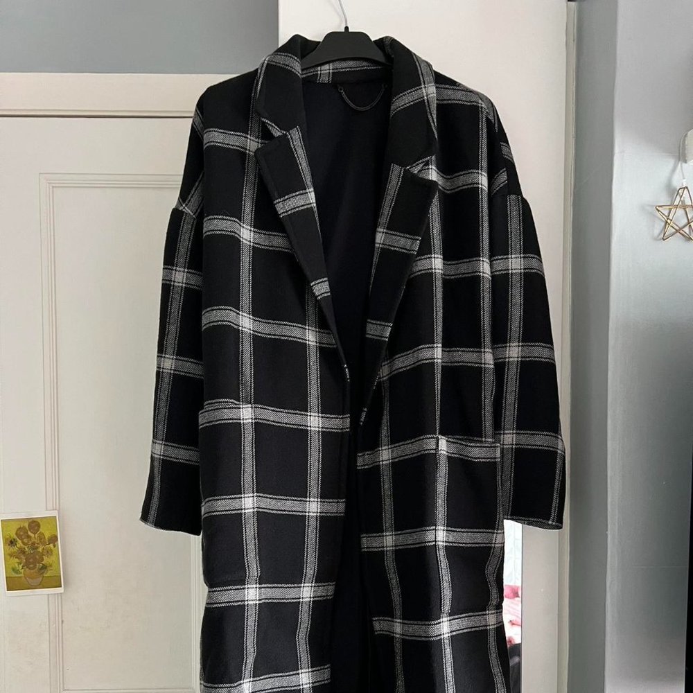 AllSaints Womens Black Coat